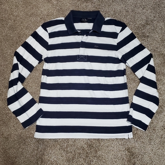 💙A|X Long Sleeve Polo - Picture 1 of 5